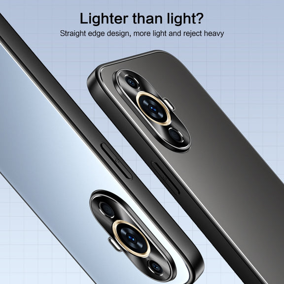 For Huawei nova 11 R-JUST RJ-61 Electroplating Frosted TPU + PC Phone Case(Silver)