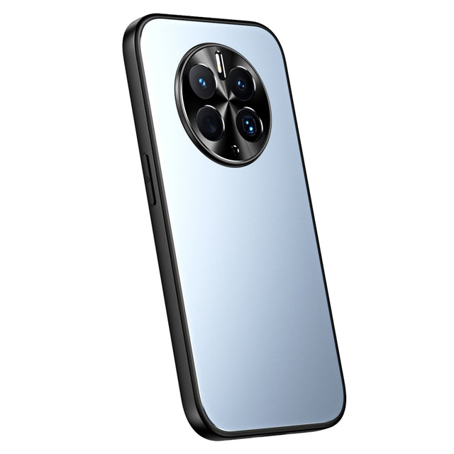 For Huawei Mate 50 R-JUST RJ-61 Electroplating Frosted TPU + PC Phone Case(Blue)
