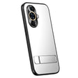 For Huawei nova 11 Pro R-JUST RJ-61 Electroplating Frosted TPU + PC Phone Case with Holder(Silver) - Huawei Cases by R-JUST | Online Shopping South Africa | PMC TechLife | Buy Now Pay Later Mobicred