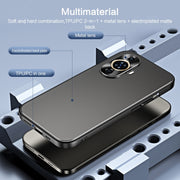 For Huawei nova 11 Pro R-JUST RJ-61 Electroplating Frosted TPU + PC Phone Case with Holder(Silver)