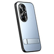 For Huawei P50 R-JUST RJ-61 Electroplating Frosted TPU + PC Phone Case with Holder(Blue) - Huawei Cases by R-JUST | Online Shopping South Africa | PMC TechLife | Buy Now Pay Later Mobicred