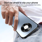 For Huawei Mate 40 Pro R-JUST RJ-61 Electroplating Frosted TPU + PC Phone Case with Holder(Grey)