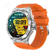 K62 1.43 inch AMOLED Round Screen Smart Watch Supports Bluetooth Calls(Silver Orange) - free shipping - PMC TechLife - Order now!