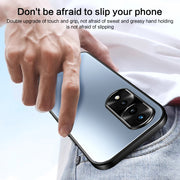 For Honor 70 Pro R-JUST RJ-61 Electroplating Frosted TPU + PC Phone Case with Holder(Blue)