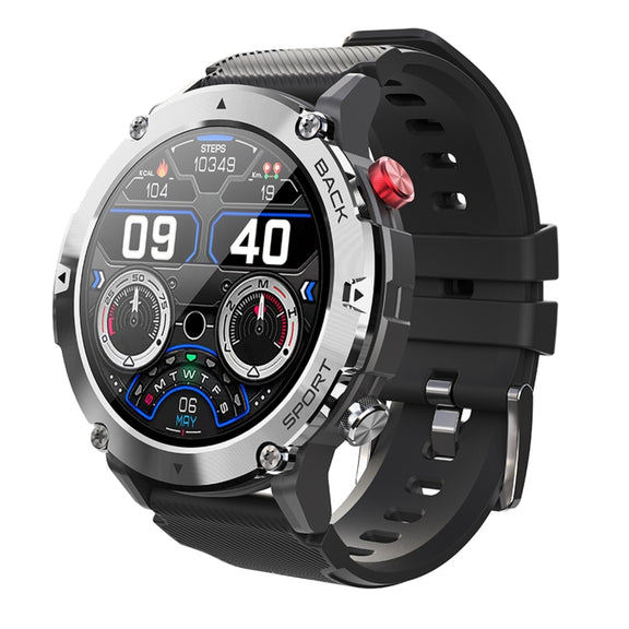 LEMFO LF26MAX 1.32 inch HD Round Screen Smart Watch Supports Bluetooth Calls(Silver)