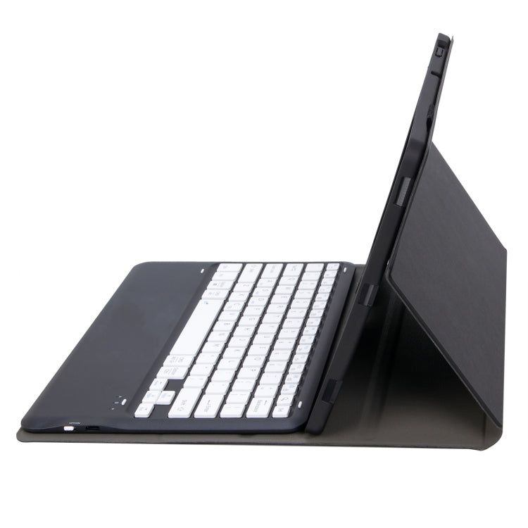 For Huawei MatePad Pro 13.2 inch AH18 Detachable Bluetooth Keyboard Leather Tablet Case(Black+White)