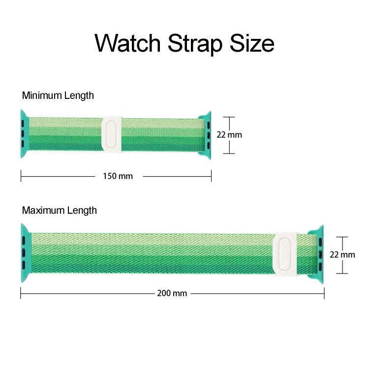 For Apple Watch 42mm Carbon Fiber Texture Snap Buckle Nylon Watch Band(Black)