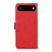 For iPhone 17 Air ABEEL Side-Magnetic Litchi Pattern Leather RFID Phone Case(Red)