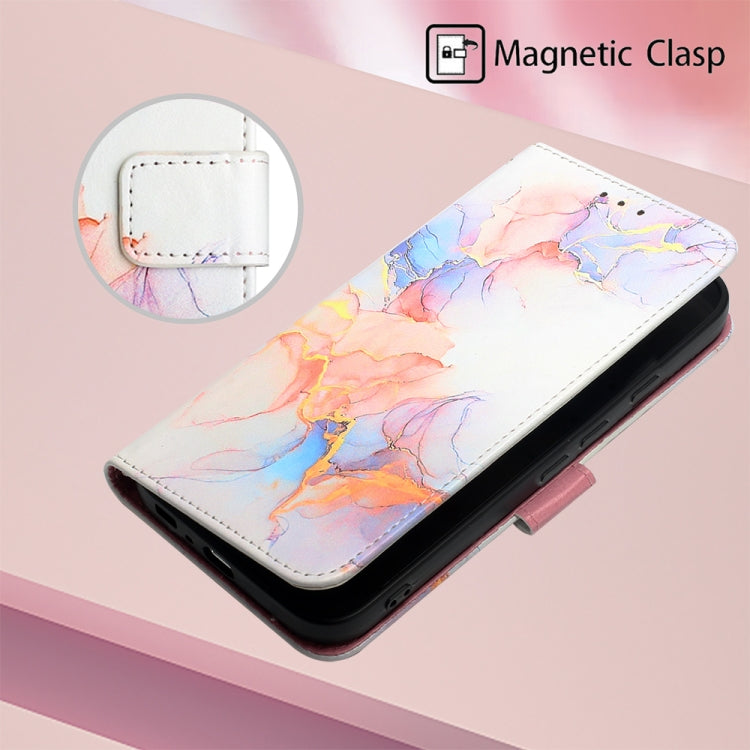 For Google Pixel 9 PT003 Marble Pattern Flip Leather Phone Case(Galaxy Marble White)