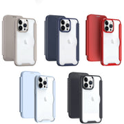 For iPhone 15 Pro Max RFID Blocking Adsorption Flip Leather Phone Case(Black)