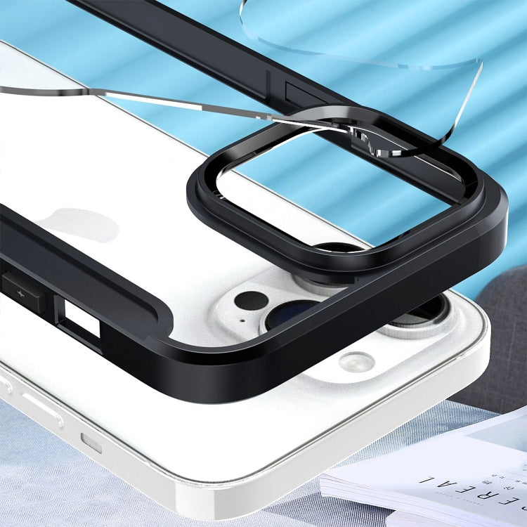 For iPhone 15 Pro Max RFID Blocking Adsorption Flip Leather Phone Case(Black)