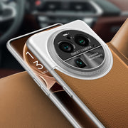 For OPPO Find X6 GKK Mortise-Tenon Connection Contrast Color Leather Shockproof Phone Case(Blue)