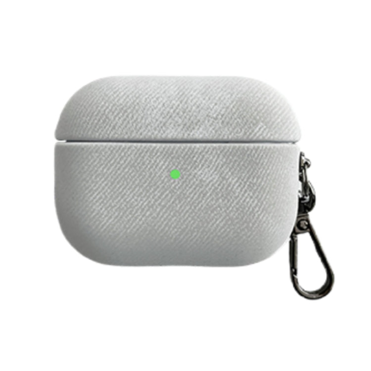 For AirPods Pro 2 Suede Earphone Protective Case(White)
