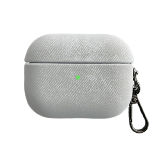 For AirPods Pro 2 Suede Earphone Protective Case(White)