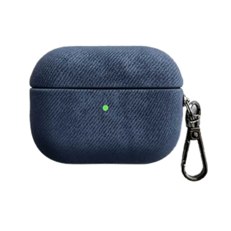 For AirPods Pro 2 Suede Earphone Protective Case(Blue)