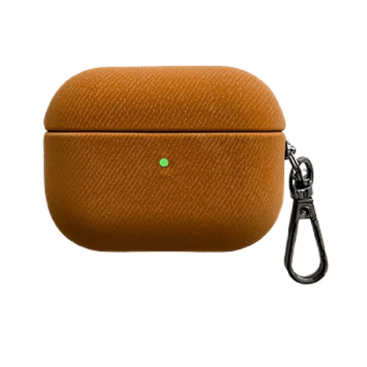 For AirPods Pro Suede Earphone Protective Case(Brown)