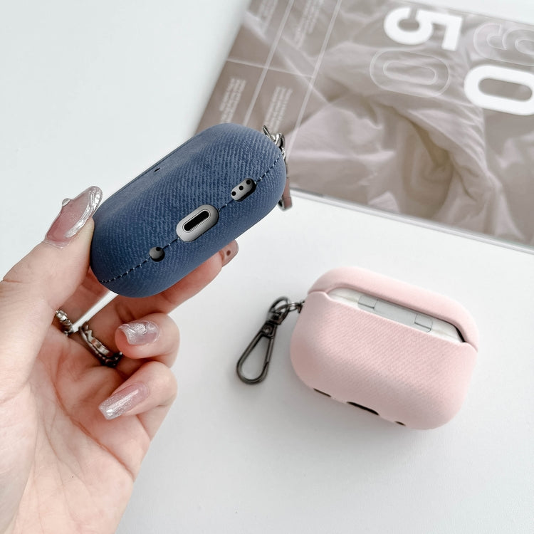 For AirPods Pro Suede Earphone Protective Case(Purple)