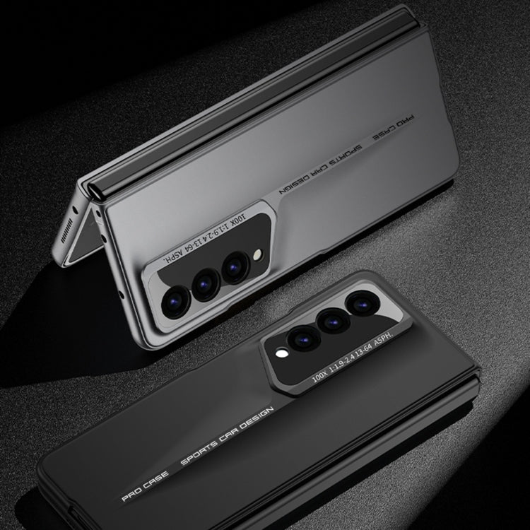 For Samsung Galaxy Z Fold3 GKK Integrated Blade Ultra-thin Full Coverage Phone Case(Cyan)