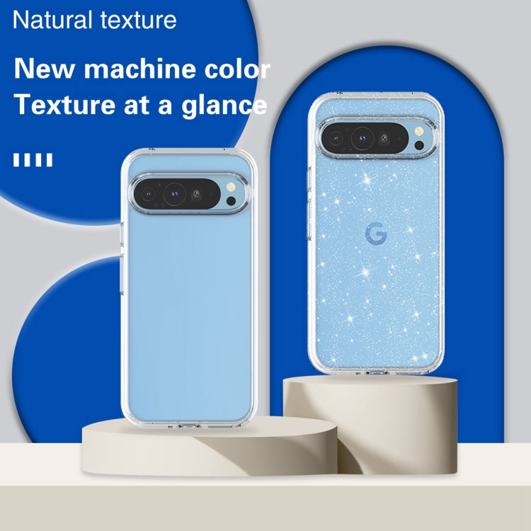 For Google Pixel 9 Terminator Style Shockproof Phone Case(Transparent)