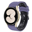 For Samsung Galaxy Watch 6 Two Color Silicone Watch Band(Purple Black) - Watch Bands by PMC TechLife | Online Shopping South Africa | PMC TechLife