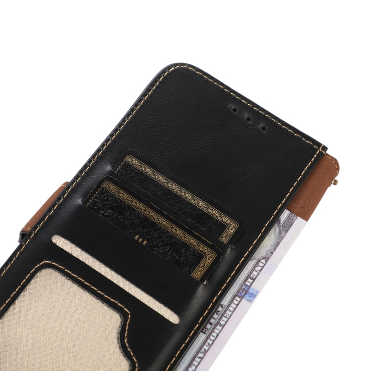 For Google Pixel 9a Crazy Horse Top Layer Cowhide Leather Phone Case(Black)