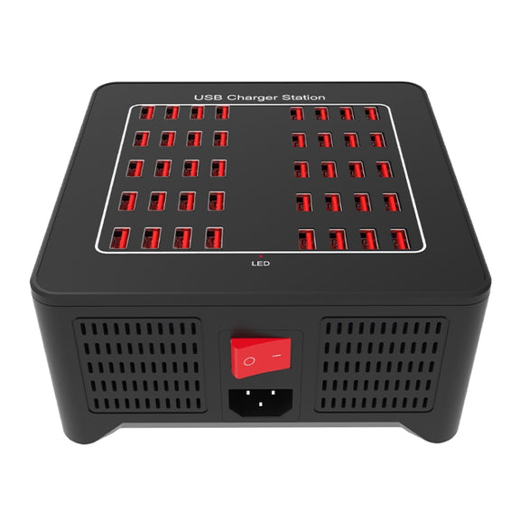 YFY-A76 200W 40 Ports USB Smart Charging Station(US Plug)
