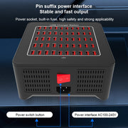 YFY-A77 250W 50 Ports USB Smart Charging Station(UK Plug)