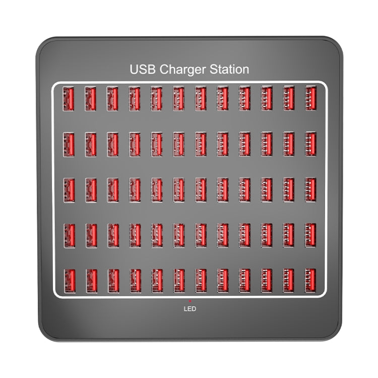 YFY-A78 300W 60 Ports USB Smart Charging Station(EU Plug)