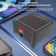 YFY-A78 300W 60 Ports USB Smart Charging Station(US Plug)