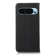 For Google Pixel 10 / 9 KHAZNEH Nappa Top Layer Cowhide Leather Phone Case(Black)