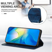 For iPhone 16 Pro Max Retro Elephant Embossed Leather Phone Case(Blue)