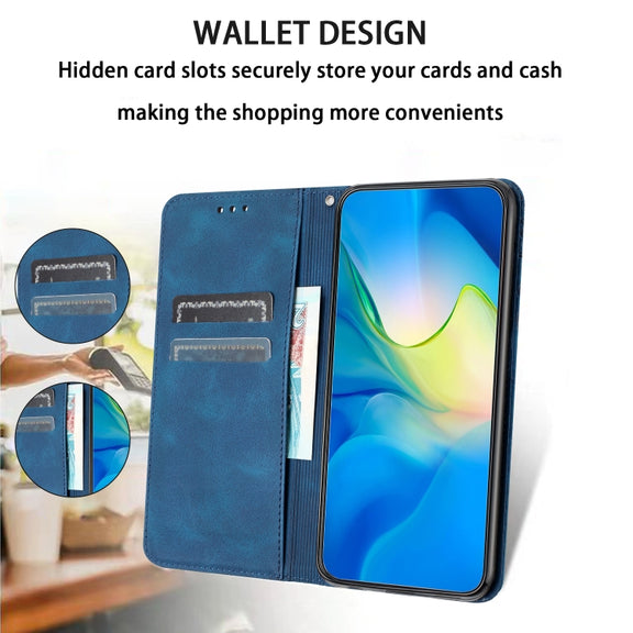 For iPhone 16 Plus Retro Elephant Embossed Leather Phone Case(Blue)