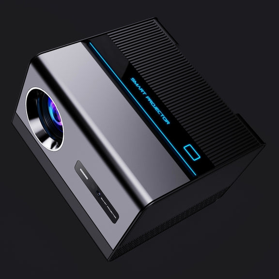 GXMO H50 Android 12 2GB+16GB 1080P 500ANSI 2.4G & 5G Dual WiFi Modes Wireless Projector(Black)