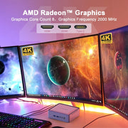 GXMO U58 Windows 11 AMD Ryzen 7-5825U 8 Core Processor Mini Computer, Specification:Without RAM & SSD