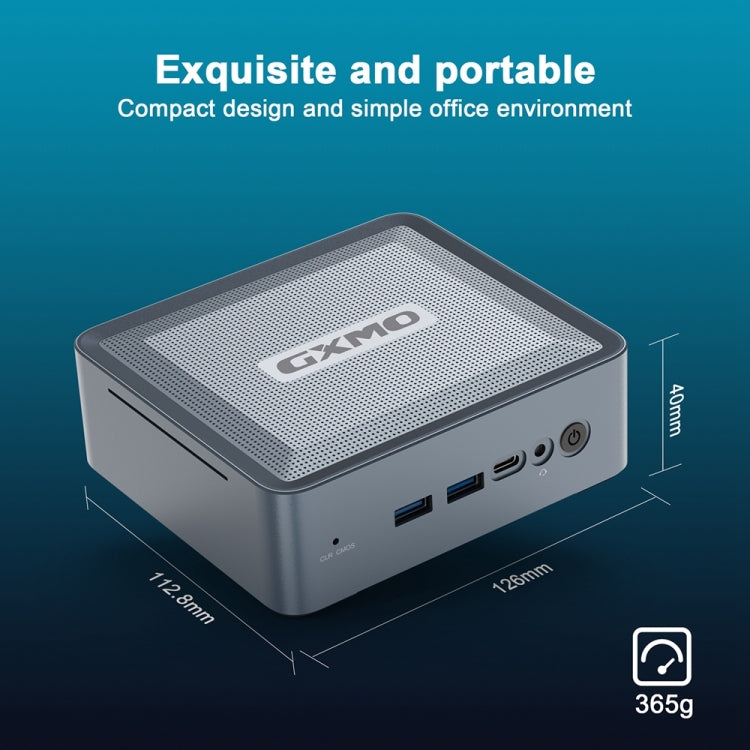 GXMO U58 Windows 11 AMD Ryzen 7-5825U 8 Core Processor Mini Computer, Specification:Without RAM & SSD