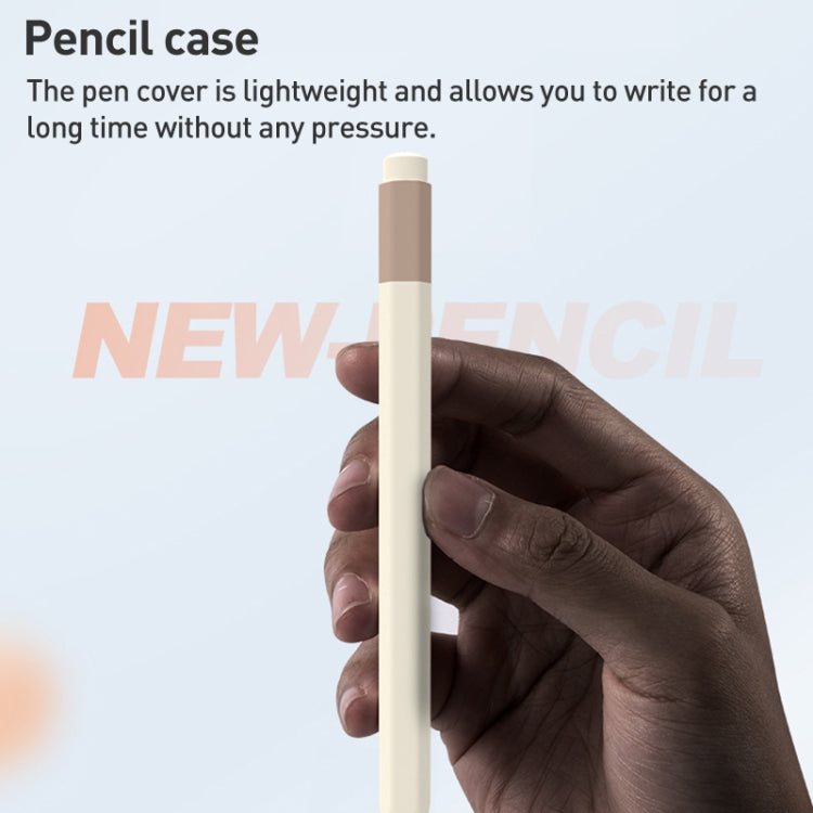For Apple Pencil USB-C Pencil Style Liquid Silicone Stylus Case(Pink)