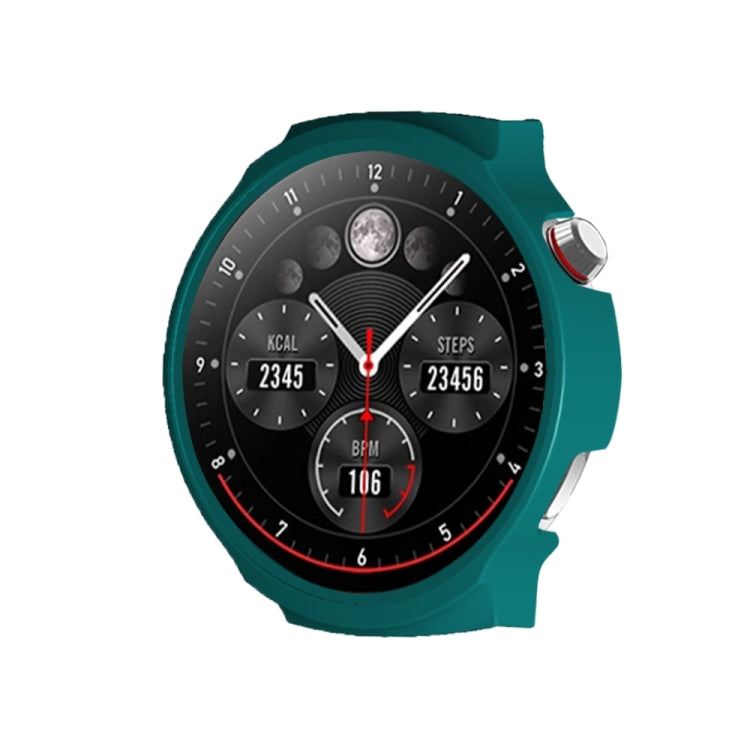 For Aigo Smart Watch V8 Half Coverage PC Watch Protective Case(Dark Green)