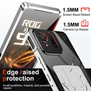 For ASUS ROG Phone 9 / 9 Pro Metal Cooling Phone Case(Silver)