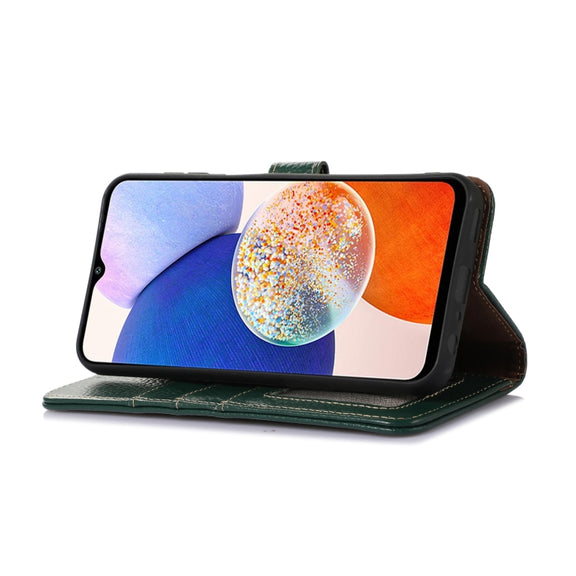 For Google Pixel 10 Pro / 9 Pro Genuine Leather Litchi Texture RFID Leather Phone Case(Green)