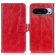 For Google Pixel 10 / 9 Retro Crazy Horse Texture Flip Leather Phone Case(Red) - Google Cases by PMC TechLife | Online Shopping South Africa | PMC TechLife | Buy Now Pay Later Mobicred
