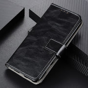 For Google Pixel 10 Pro / 9 Pro Retro Crazy Horse Texture Flip Leather Phone Case(Black)