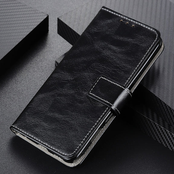 For Google Pixel 10 Pro / 9 Pro Retro Crazy Horse Texture Flip Leather Phone Case(Black)