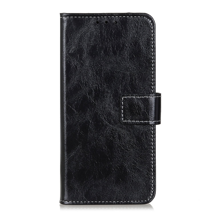 For Google Pixel 10 Pro / 9 Pro Retro Crazy Horse Texture Flip Leather Phone Case(Black)