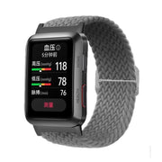 For Huawei Watch D Adjustable Woven Nylon Watch Band(Grey)