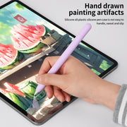 For Apple Pencil (USB-C) Solid Color Silicone Protective Case(Pink)