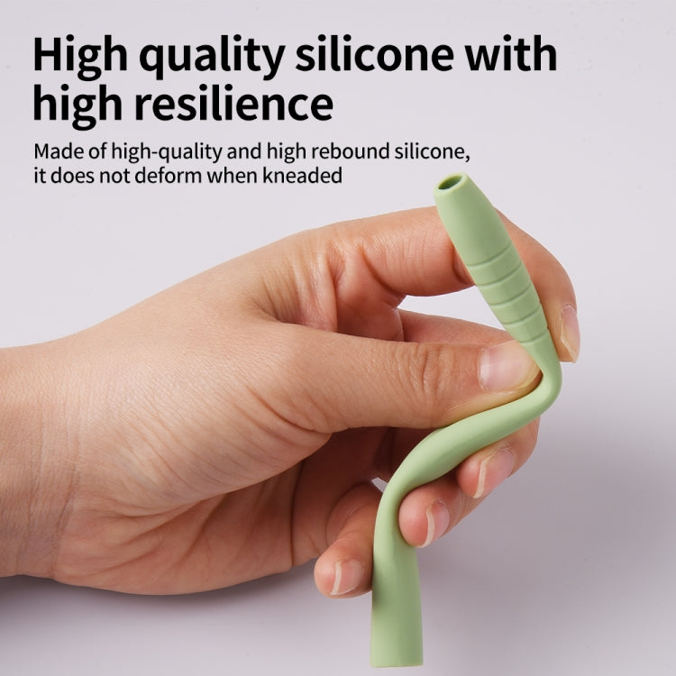 For Apple Pencil (USB-C) Solid Color Silicone Protective Case(Black)