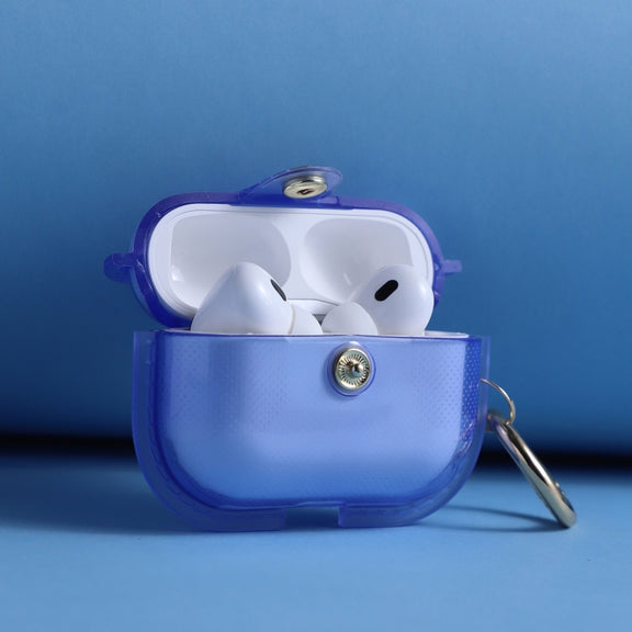 For AirPods 1 / 2 Magnetic Clear Armor TPU TWS Earphone Case(Tansparent)