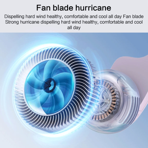 MF086 Hanging Neck Electric Fan(Pink Purple)