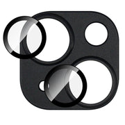 For iPhone 15 / 15 Plus IMAK Metal Armor Premium Camera Protector Film(Black)