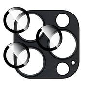 For iPhone 15 Pro Max / 15 Pro IMAK Metal Armor Premium Camera Protector Film(Black)